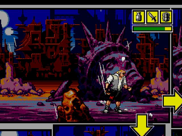 Comix Zone screenshot - Basics